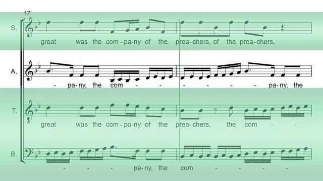 Handel's Messiah Part 37 - The Lord gave the word - Alto Chorus Rehearsal Aid смотреть онлайн