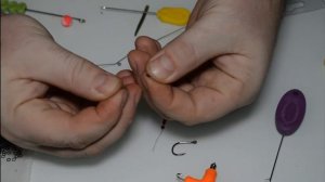 Оснастки на карпа / Карповый поводок с кольцом Blowback Rig / Проверка монтажей и крючков