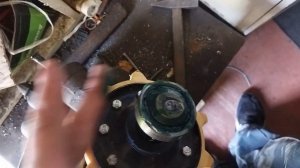 Модернизация щеки ведомого вала типа,, буран" для более быстрой смазки подшипника!