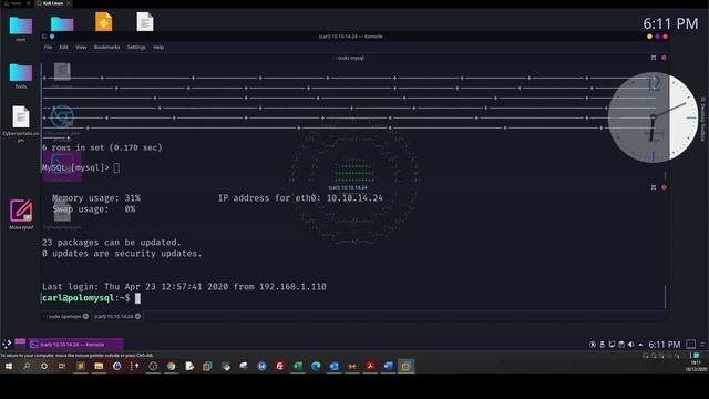 Enumerating and Pentesting MYSQL Database - Comptia Pentest+ TryHackMe Network Services 2 смотреть онлайн