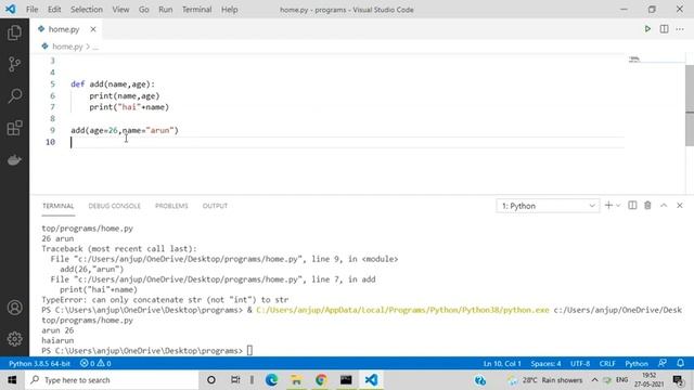 Chapter 11 | Function Arguments In Python | Python Malayalam Tutorial For Beginners смотреть онлайн