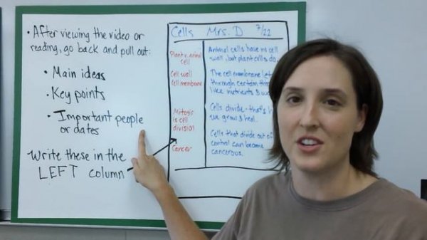 How to take Cornell notes