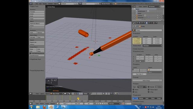 blender 2.6 - Dynamic Paint Tutorial Teil 2/2 (Erstellen einer Szene) смотреть онлайн