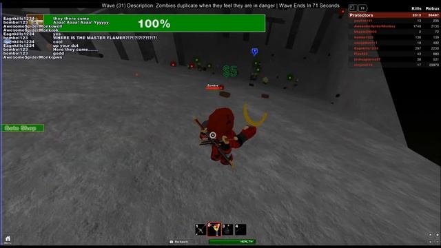 ROBLOX: Protecting Telamon from ZOMBIES! Part 1 смотреть онлайн