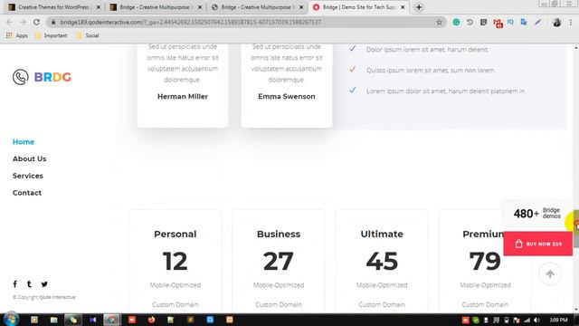 Wordpress Website Bridge Theme Demo-JB Stream смотреть онлайн