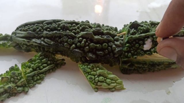 Vegetable Art#bittergourd crocodile #Kranthi Art Master смотреть онлайн