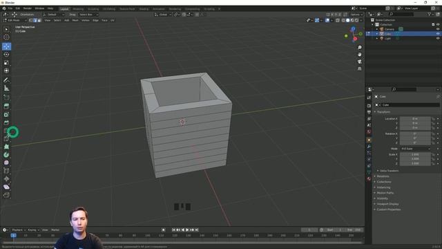 11 – Инструмент Inset, Loop Cut.