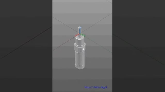 Образец простой 3D модели в AutoCAD смотреть онлайн