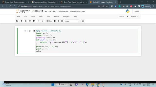 latexify - Generate LaTeX math description from Python functions смотреть онлайн
