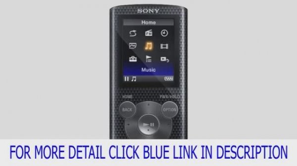 Sony NWZE385 16 GB Walkman MP3 Video Player (Black) Top List