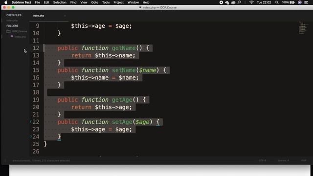 Getters & Setters | Introduction To Object-Oriented PHP | OOP For Beginners | PHP Tutorials смотреть онлайн
