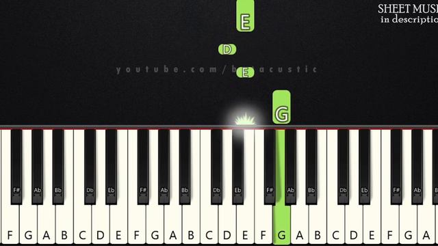 Touch You - Yarichin B Club | BEGINNER PIANO TUTORIAL + SHEET MUSIC by Betacustic смотреть онлайн