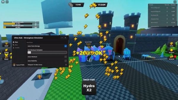 ?️Strongman Simulator?️ SCRIPT/GUI | AUTO FARM | AUTO WORKOUT *2022* (Showcase) (Pastebin) | Roblox