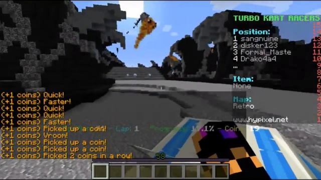 Minecraft Мини-игры №2 (Turbo kart racers) смотреть онлайн