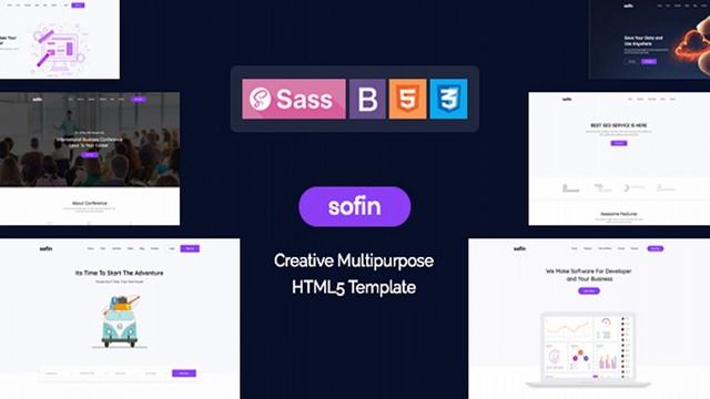 Sofin - Creative Multipurpose HTML Template | Themeforest Website Templates and Themes смотреть онлайн