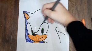 РАСКРАСКА СОНИК БУМ КАПИЛЛЯРНЫМИ РУЧКАМИ