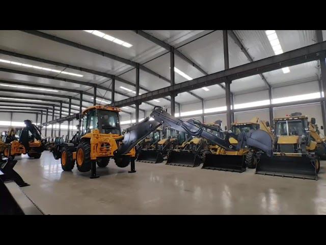 Экскаватор-погрузчик Shanmon. Обновленная версия с плунжерным насосом. смотреть онлайн