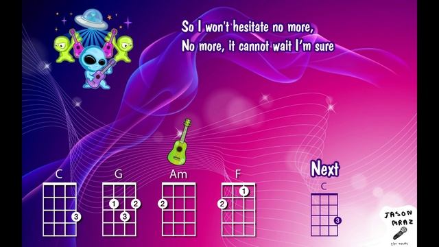 I'm Yours - Jason Mraz - Ukulele Play Along смотреть онлайн