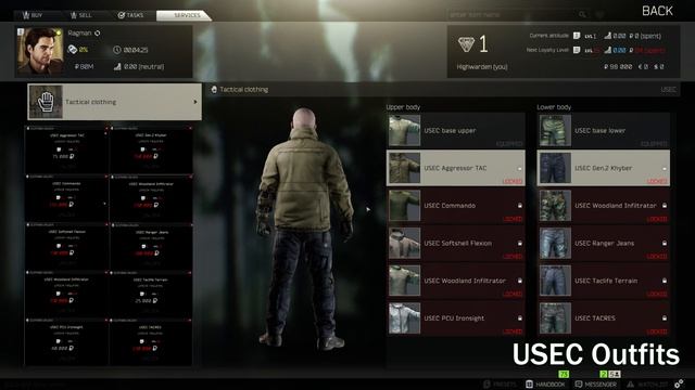 How To Change Outfits / Clothing (All Characters USEC & BEAR Outfits) in Escape From Tarkov смотреть онлайн
