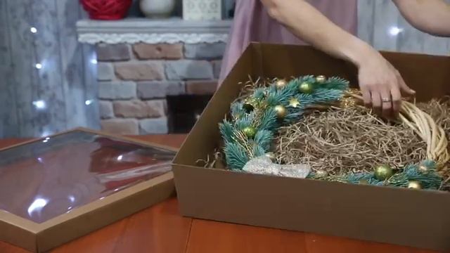 Новогодний венок смотреть онлайн