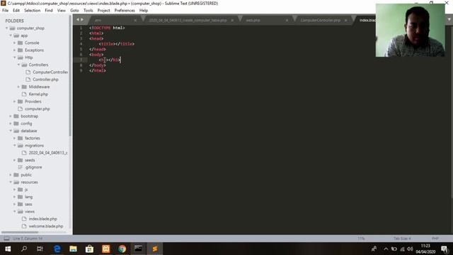 Cara membuat project Laravel dengan tampilan Bootstrap Sederhana 2020 смотреть онлайн