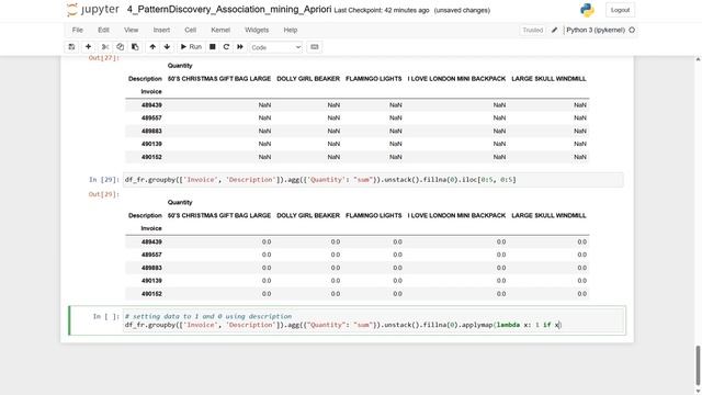 5_3_4_3_9 Association rule mining_ Apriori algorithm Mega Project смотреть онлайн