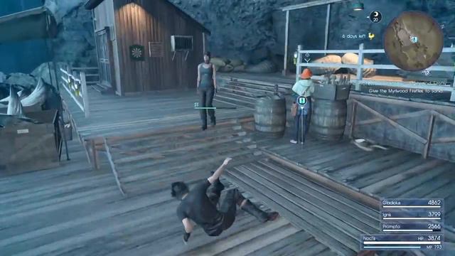 FINAL FANTASY XV - Power Slide Glitch! смотреть онлайн
