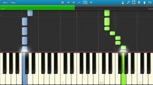 Винтаж - Ева (на пианино Synthesia)