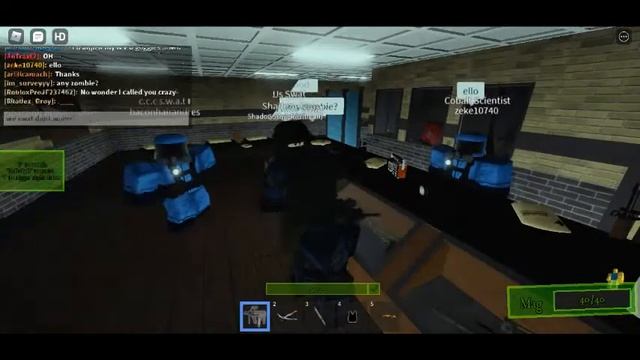 Roblox Zombie Apocalypse Roleplay: Modded! смотреть онлайн