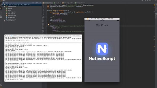 NativeScript & WordPress REST API Demo LiveSync смотреть онлайн
