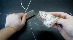 Как правильно плести сеть для раколовки (подсака, садка) по кругу