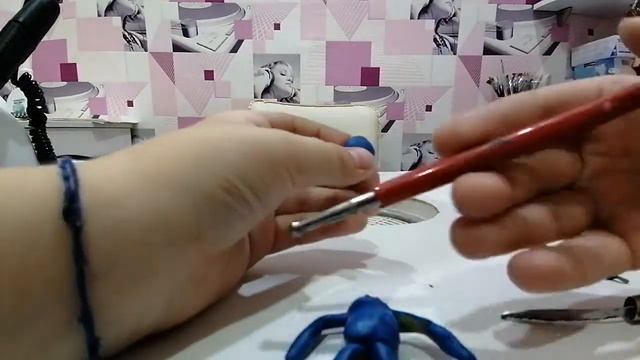 Первая лепка. Rainbow Friends roblox Синий смотреть онлайн