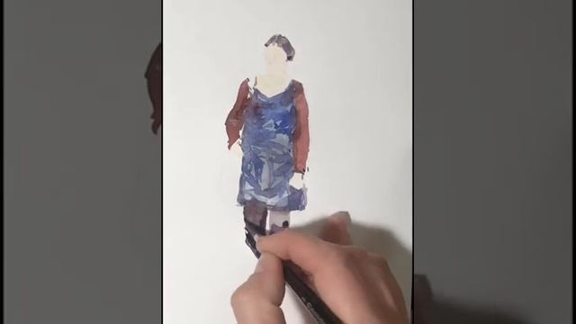 Мастер класс рисуем фигуру человека акварелью смотреть онлайн
