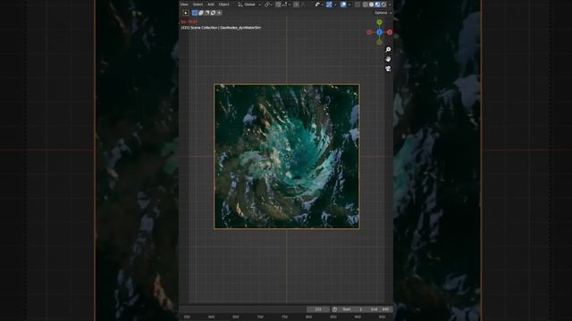 Dynamic Stylized Water [Geometry Nodes Simulation + Shader] смотреть онлайн