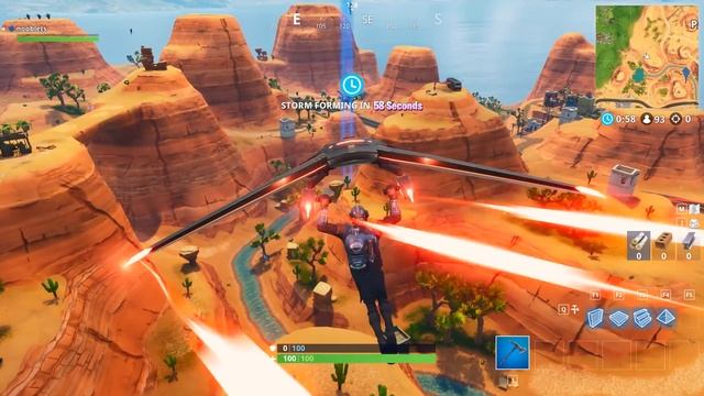 Search Between An Oasis Rock Archway and Dinosaurs FORTNITE смотреть онлайн