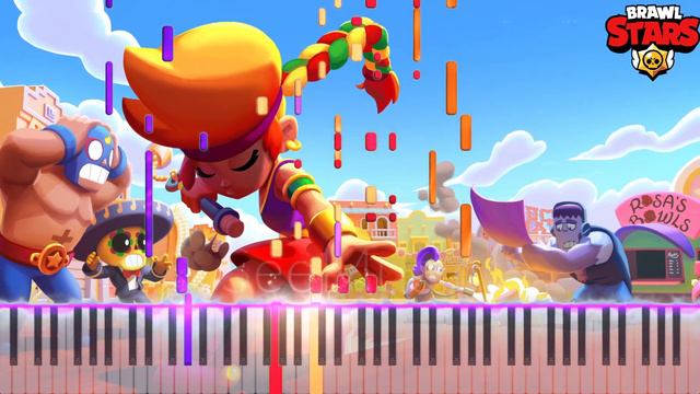 Brawl Stars Brawl O Ween 2020 Poco's Bandstand Menu Music Piano смотреть онлайн