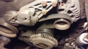 Замена насоса ГУР. VW Passat B5. ADR 1.8 98 г.в. И приводные ремни в придачу.