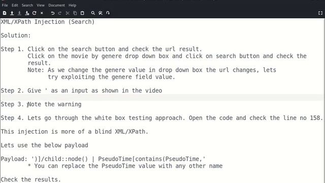 XMLXPath Injection Search Low Security Level смотреть онлайн