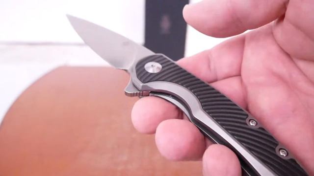 Kizer KI4518 Ginesis, S35VN, Carbon + Titan, Flipper, EDC смотреть онлайн