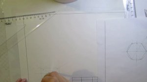 Построение изометрической проекции правильного шестиугольника