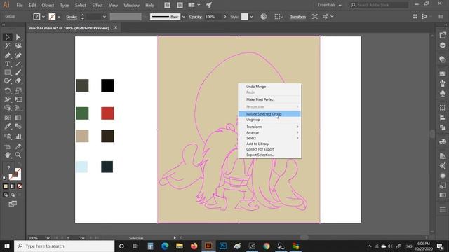 Adobe illustrator |Urdu/Hindi Learning | class#8 | How to fill colors in a design смотреть онлайн