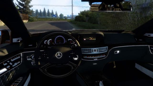 Mercedes-Benz S65 AMG 2012 для Euro Truck Simulator 2 смотреть онлайн