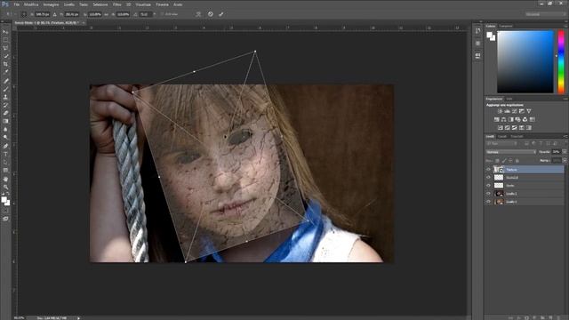 HALLOWEEN CRACKED HORROR FACE - Tutorial Photoshop CC 2017 смотреть онлайн