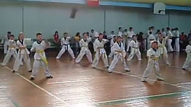 Ханас Андрей Дмитриевич -показательные выступления группы новичков 2007 год -1 смотреть онлайн