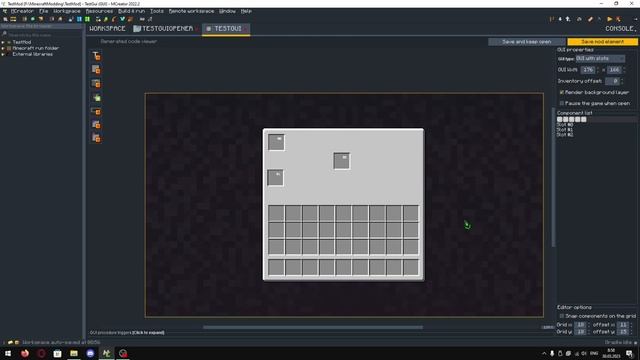 Как создать GUI и привязать его к КЛАВИШЕ или БЛОКУ в MCreator / Урок 6 - Интерфейс смотреть онлайн