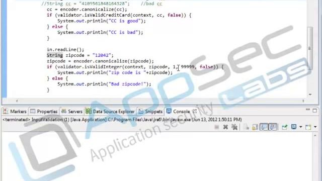 Java Secure Coding: Input Validation 2 5 ESAPI Input Validation смотреть онлайн