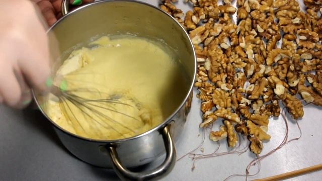 ЧУРЧХЕЛА  СУДЖУК ШАРОЦ в домашних условиях.Воточная сладость. Готовим дома.