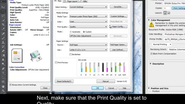 Photoshop CS6 - Printing to an Epson Stylus Pro Printer - PC смотреть онлайн