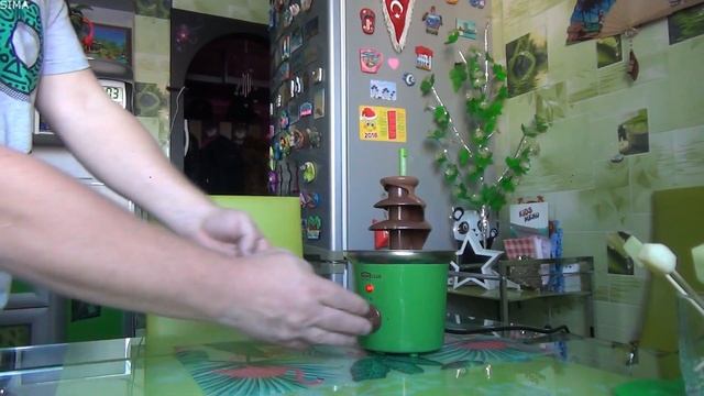 Chocolate Fountain. Шоколадный фонтан. Çikolata şelalesi