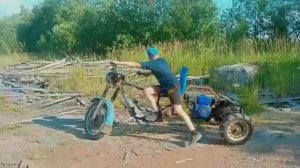?ПРОБУЮ ЕЗДИТЬ ПО БЕЗДОРОЖЬЮ НА ТРИЦИКЛЕ?